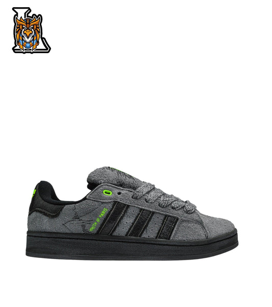 campus dark grey x green edition sneakers (men)