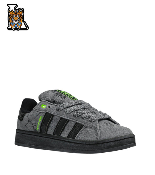 campus dark grey x green edition sneakers (men)