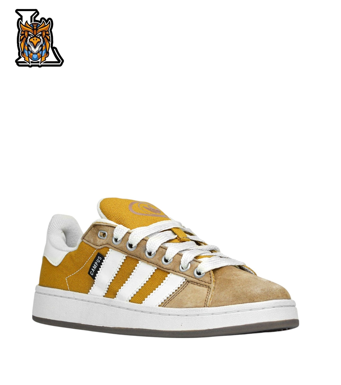 campus 00s light biege x white sneakers (men)