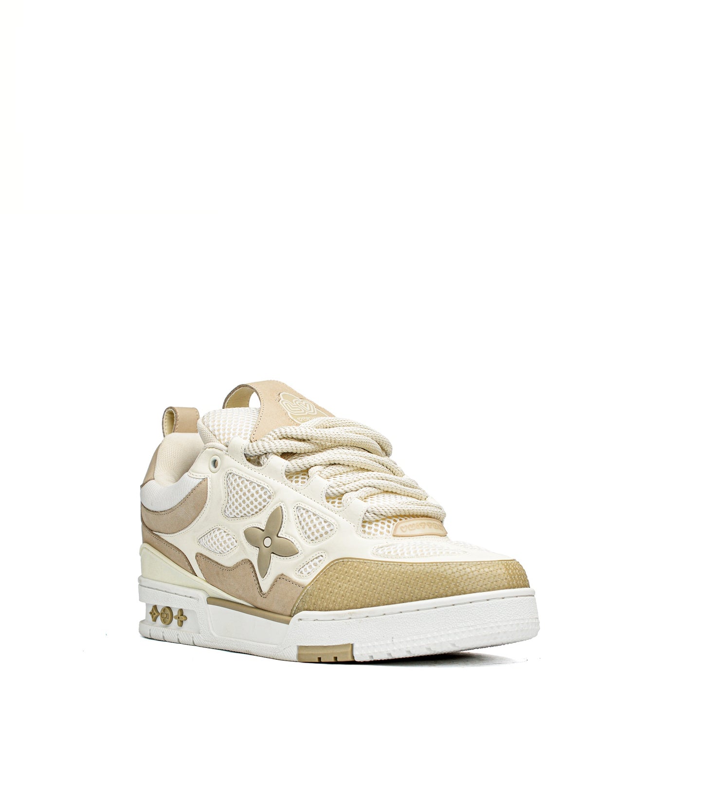 skate biege x white sneakers (men)