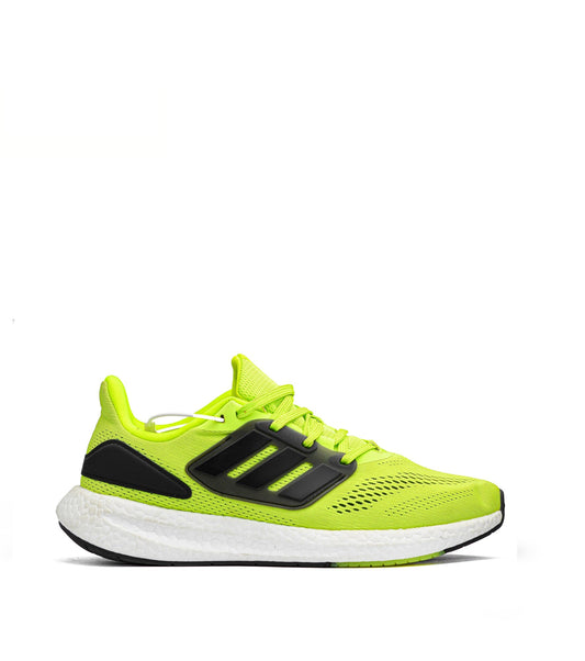 pure boost light green running (men)
