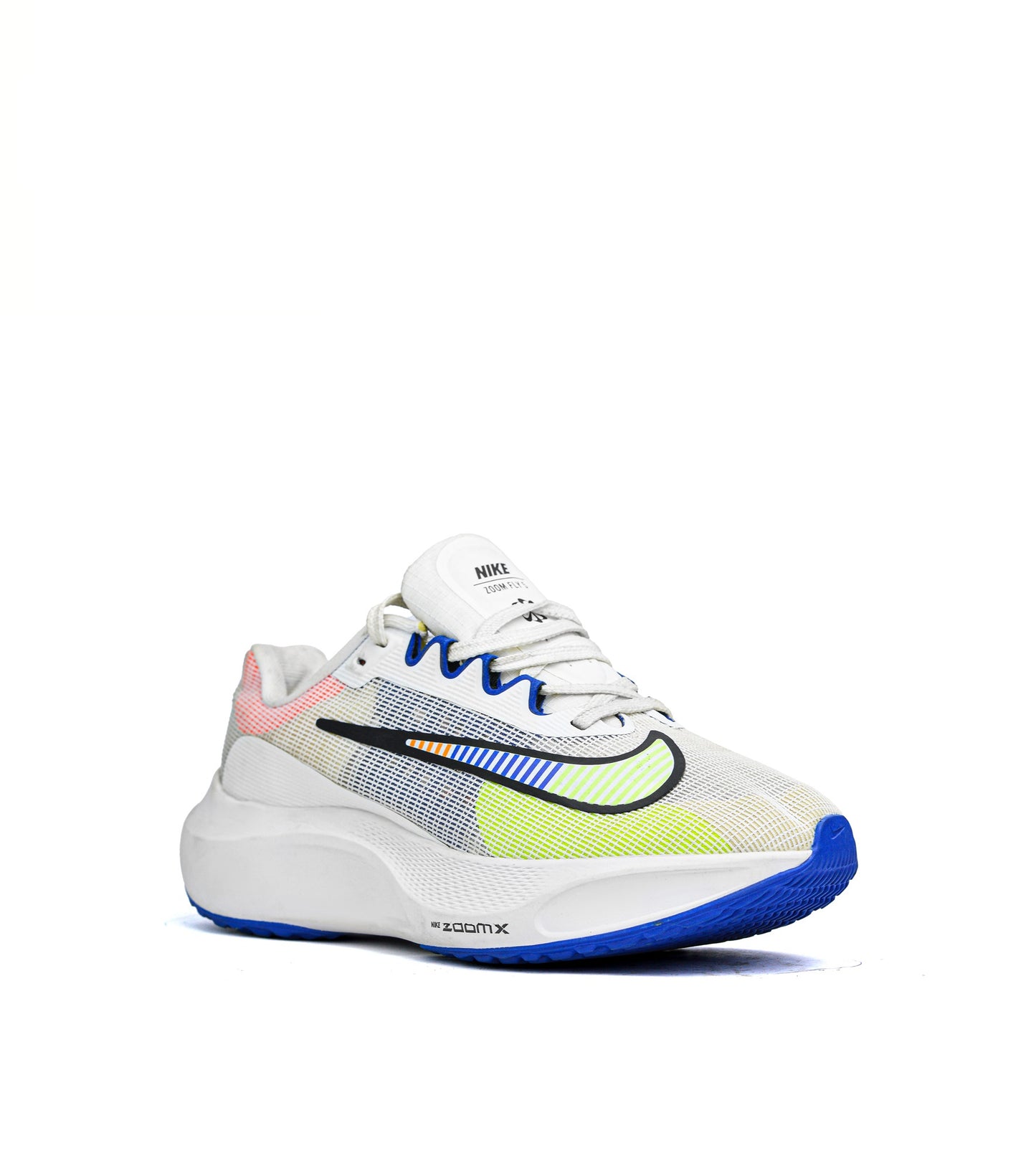 zoom white x blue running (men)