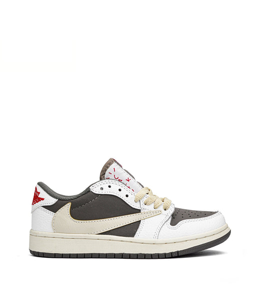 travis scoot white x brown sneakers (woman)