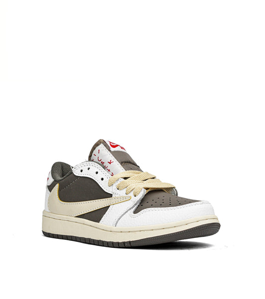 travis scoot white x brown sneakers (woman)