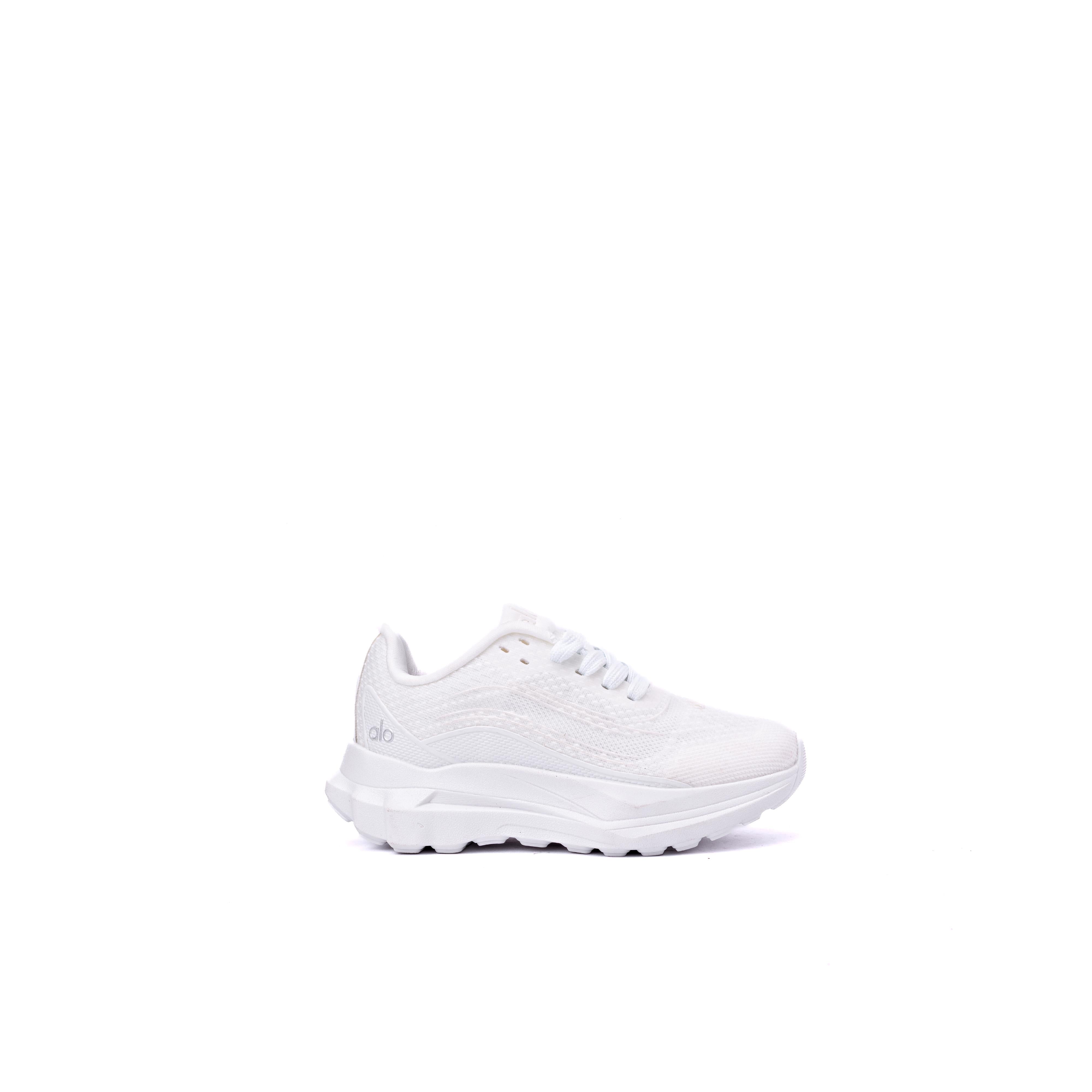 Alo Runner White Running Shoes ( kids )  Luca Store