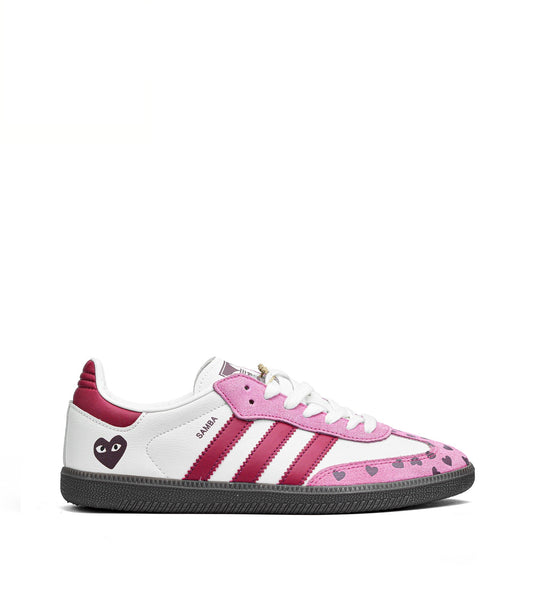 samba white x red hearts edition sneakers (woman)