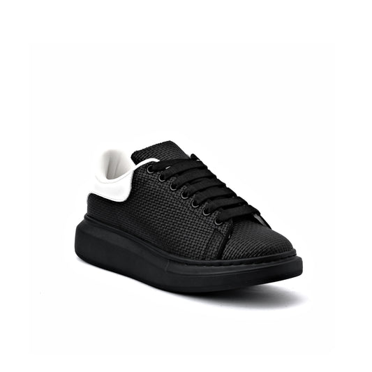 ALEX McQueen Oversized BLACK BRAIDED WHITE (men)