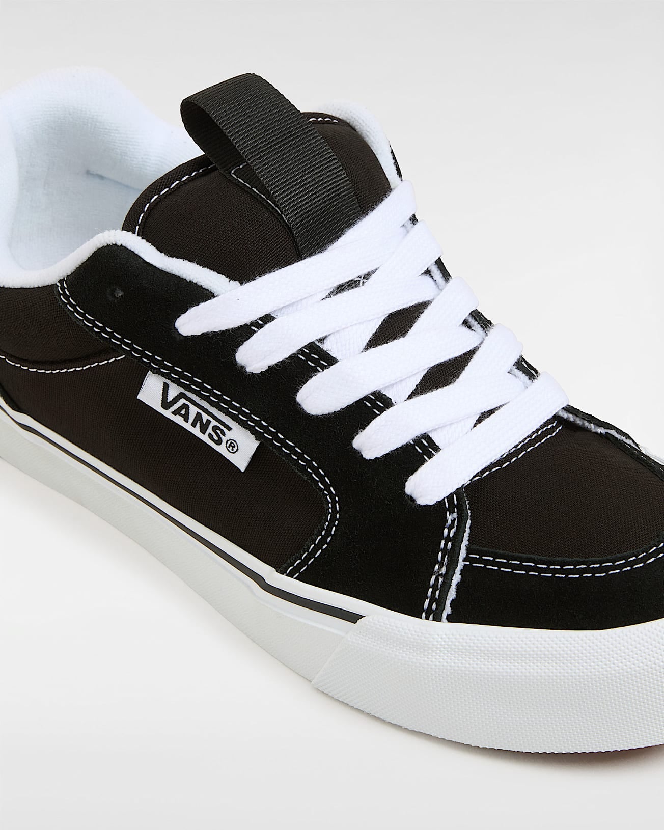 vans black x white sneakers (woman)