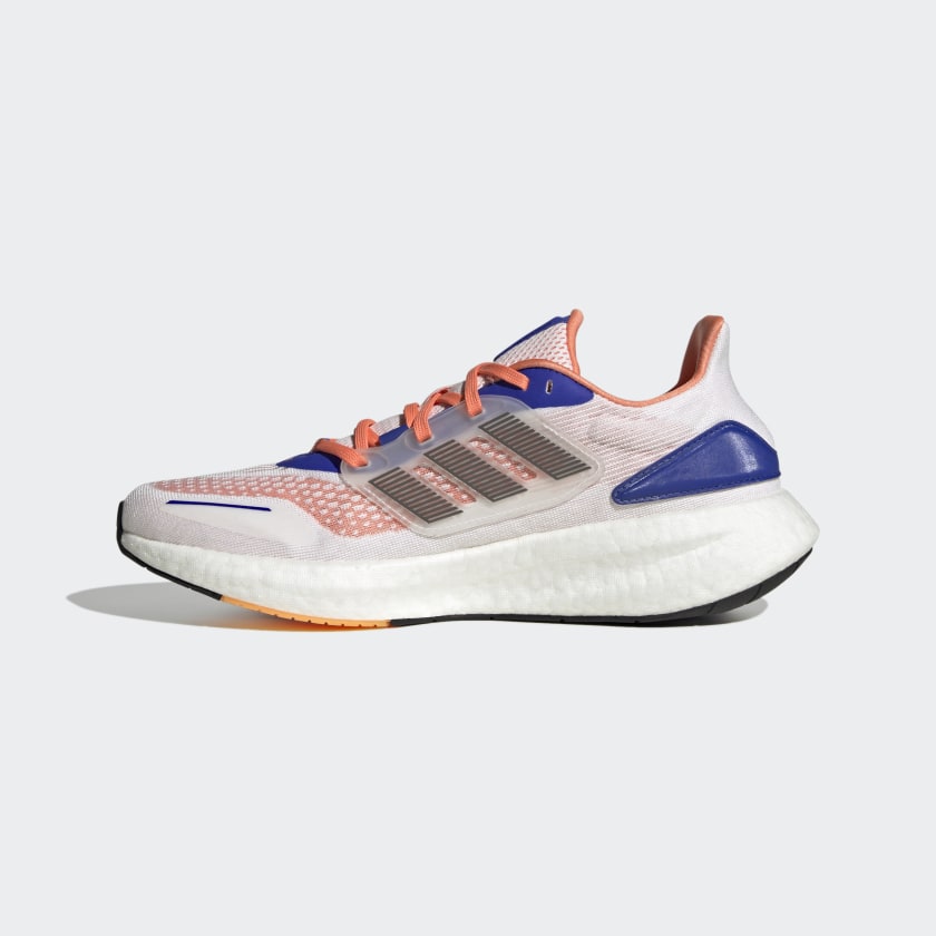 pure boost white x blue (men)