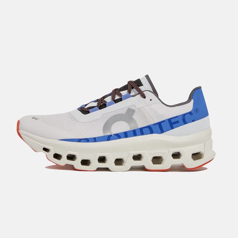 cloud monster white x blue running (men)