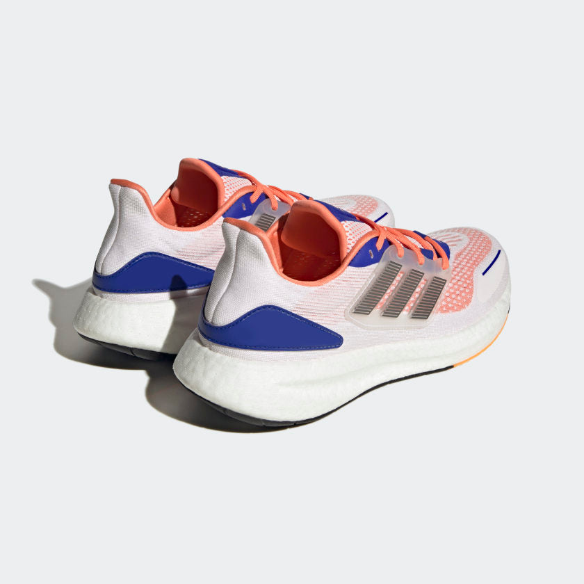 pure boost white x blue (men)