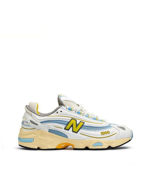 nb 1000 white x baby blue sneakers (men)