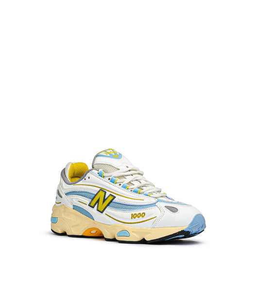 nb 1000 white x baby blue sneakers (men)