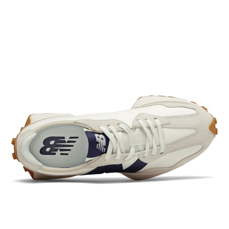 nb 327 beige x navy sneakers (woman)