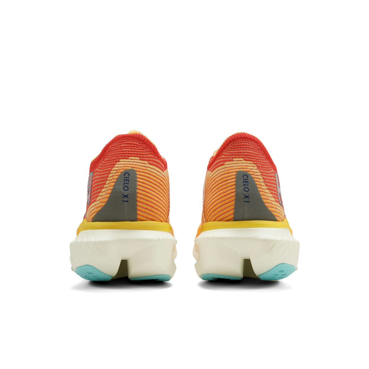 Hoka biege x white running (men)
