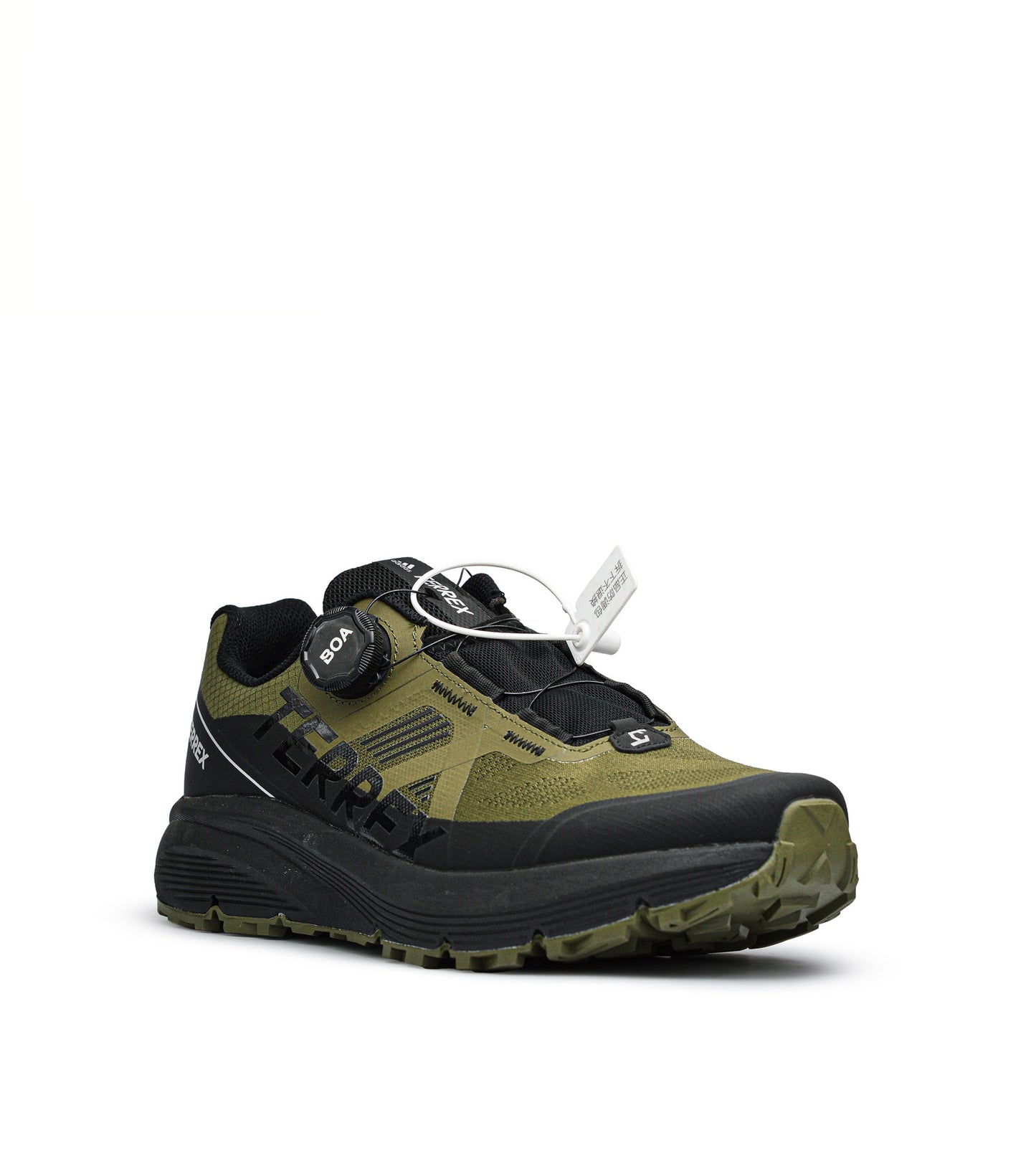 trexx dark green x black sneakers (men)