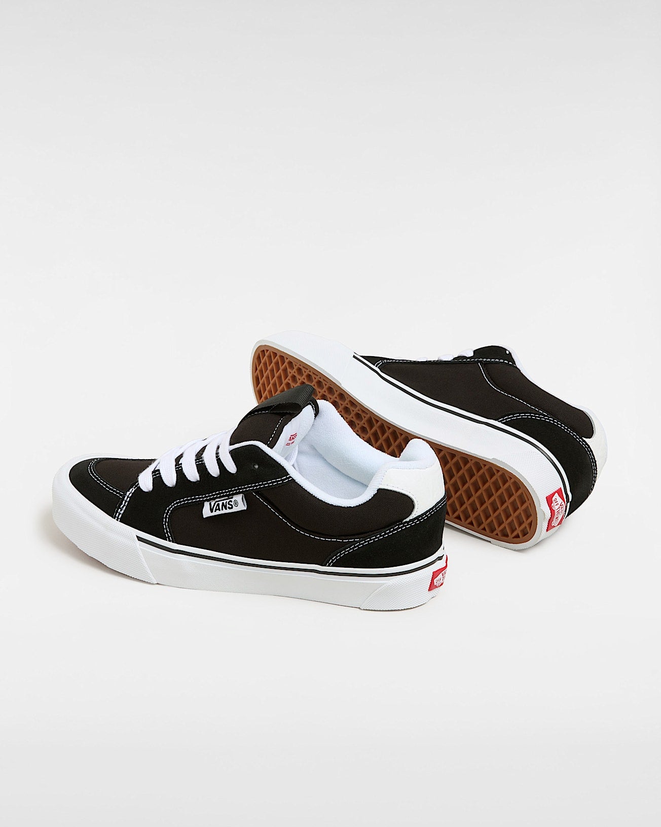 vans black x white sneakers (woman)