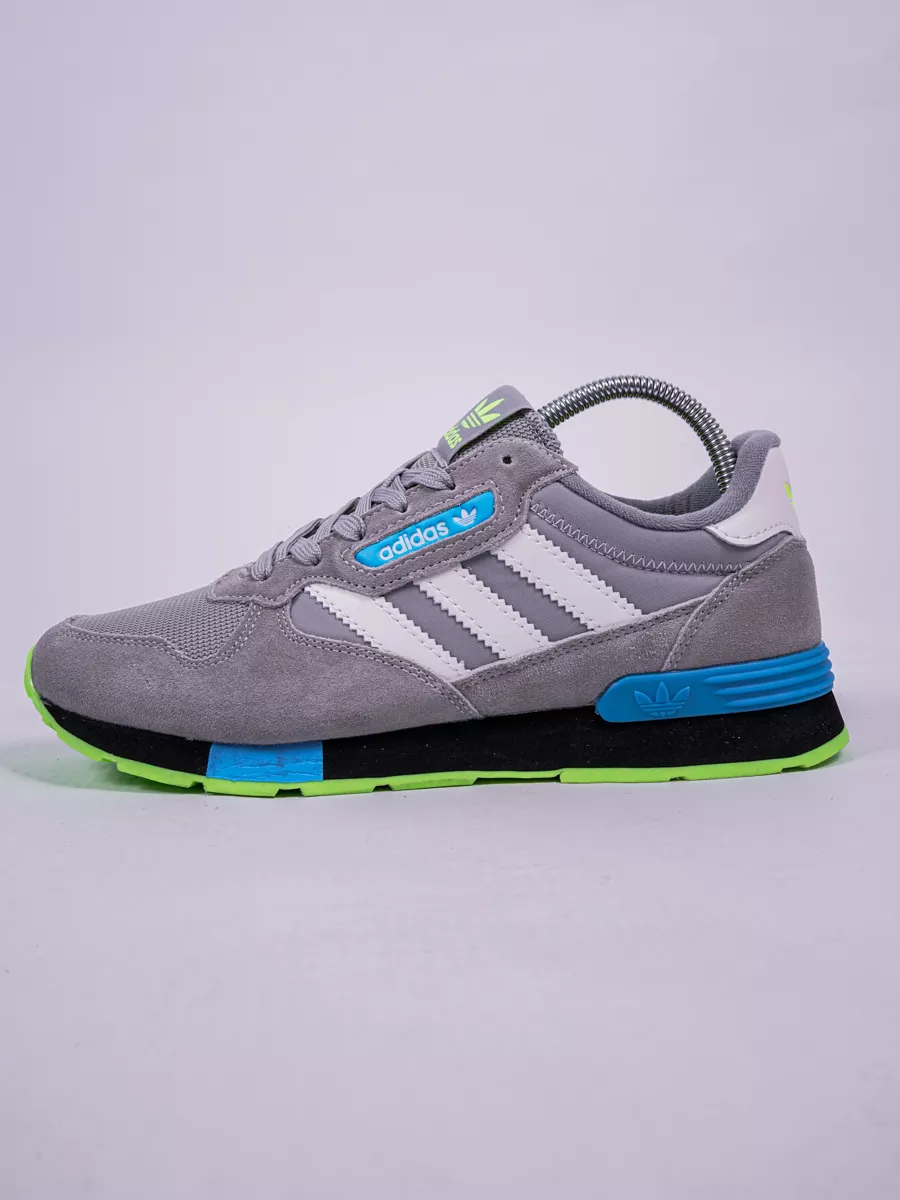 trezod grey x blue sneakers (men)