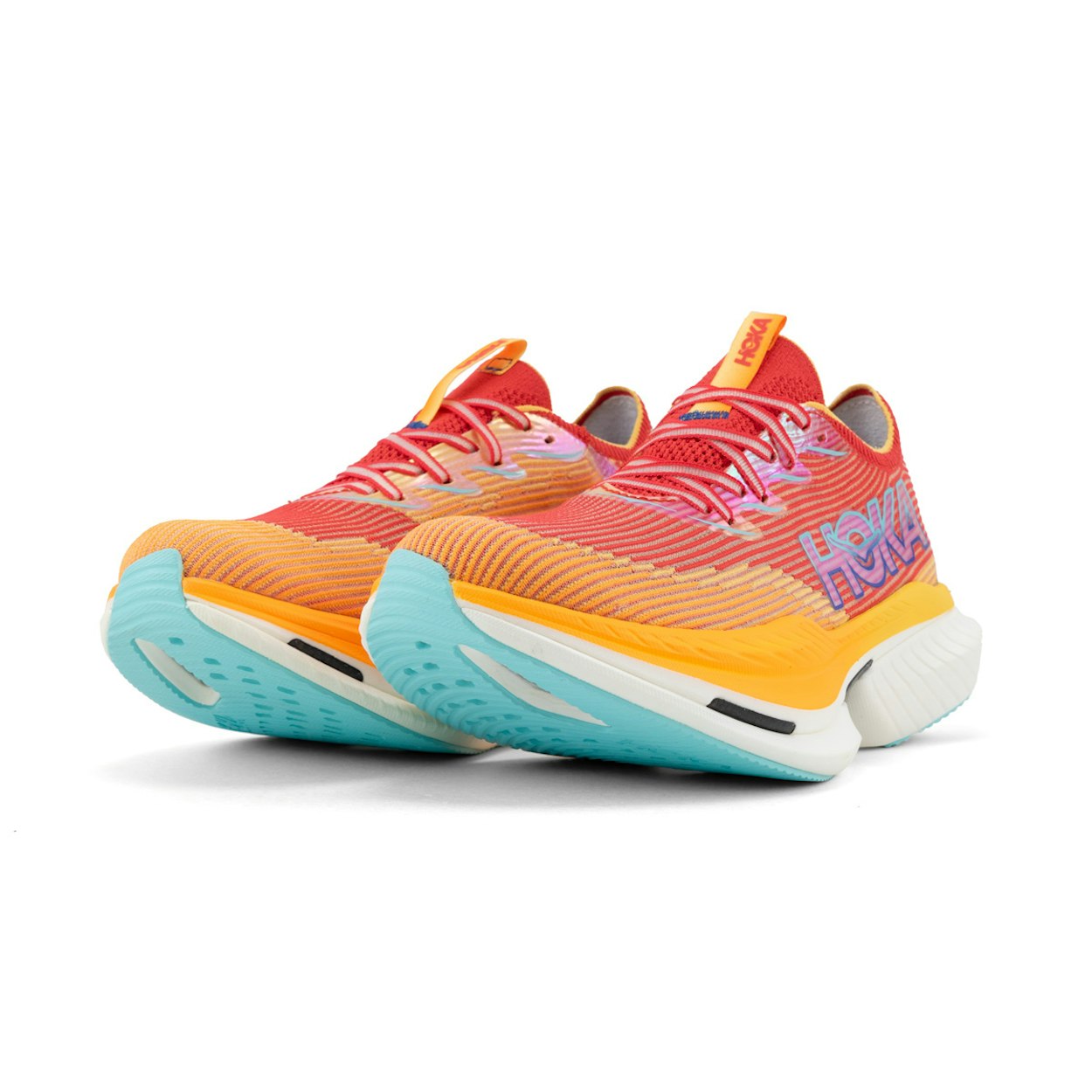 Hoka biege x white running (men)
