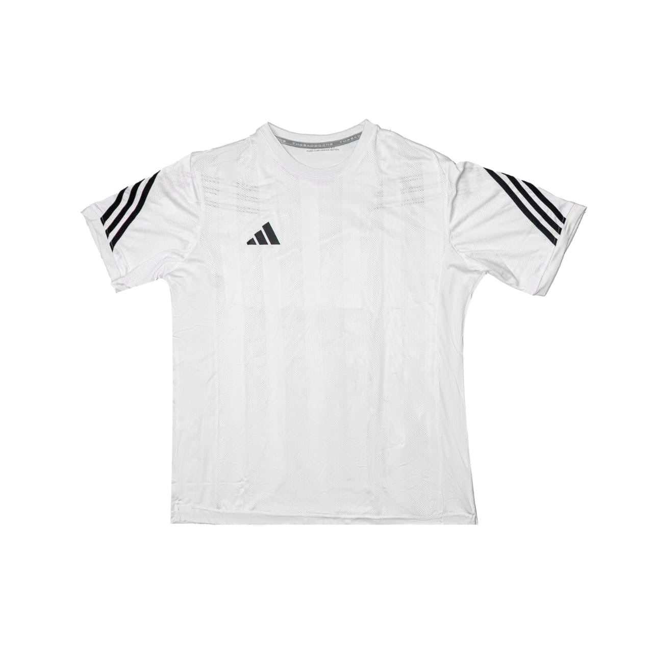 training suit white x black