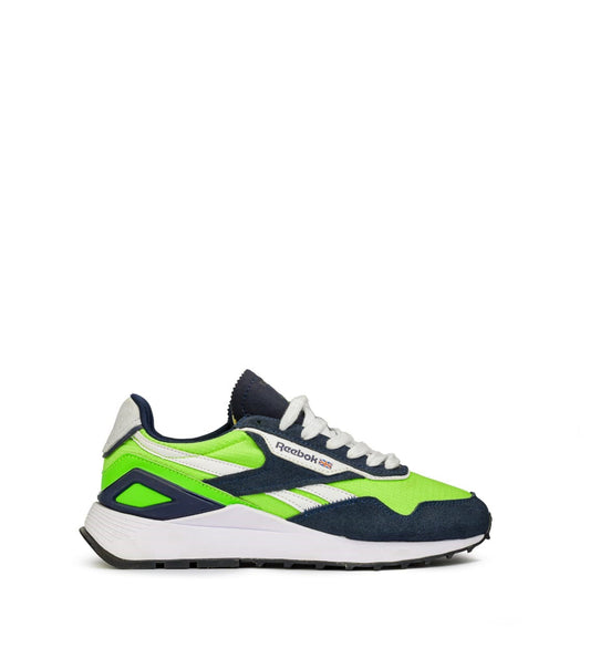 rebok classic navy x green sneakers (men)