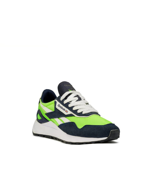 rebok classic navy x green sneakers (men)