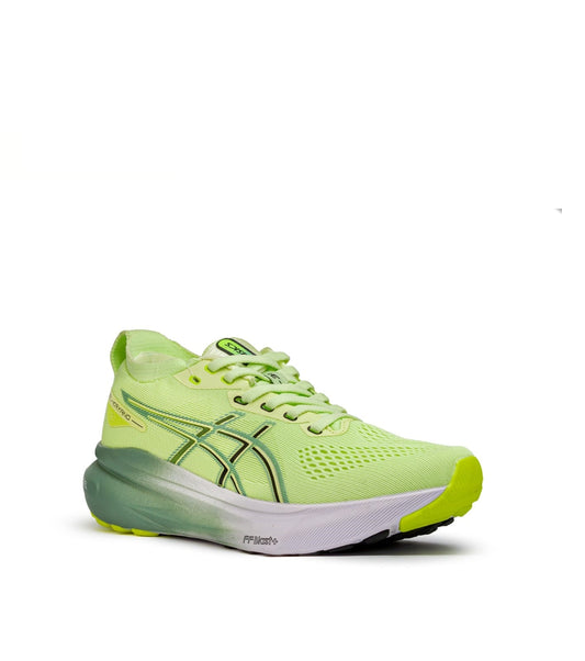 Asics gel green x white running ( woman )