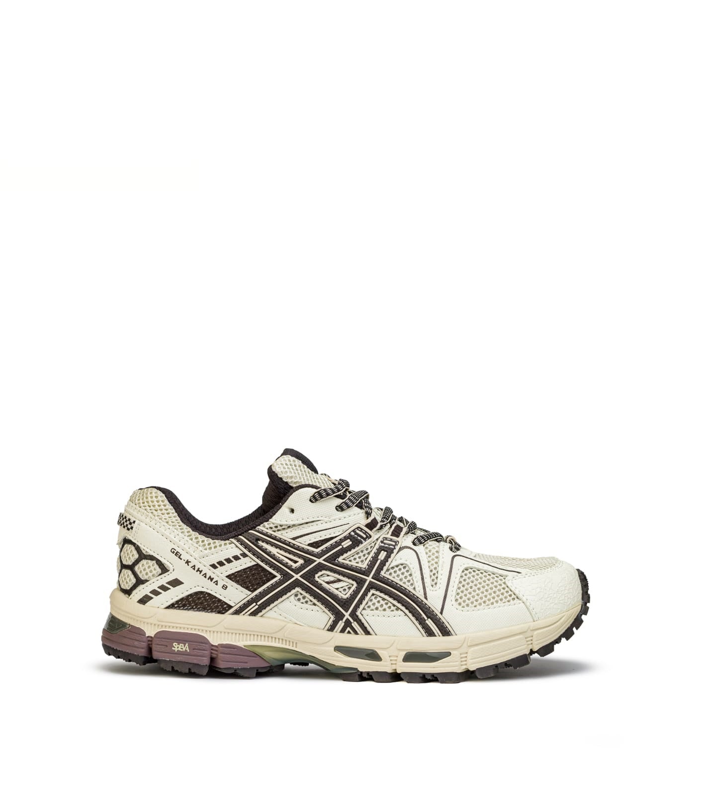asisc gel biege x gold sneakers ( men )