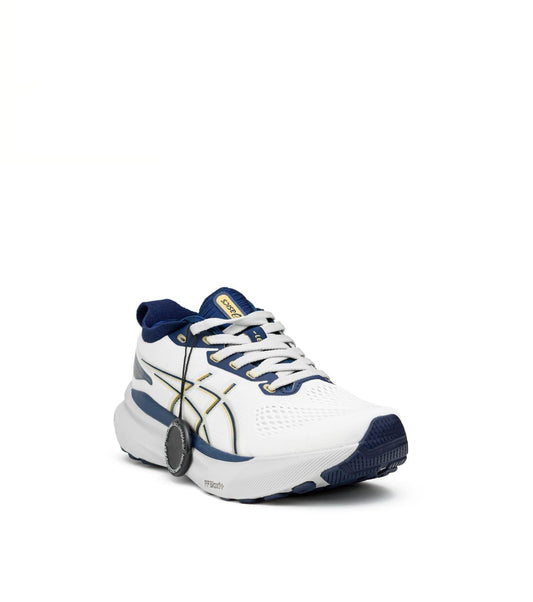 Asics gel white x blue running ( woman )