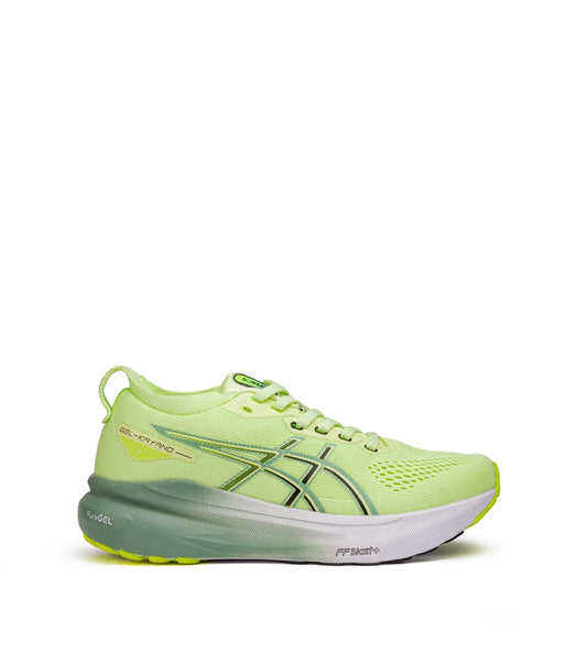 Asics gel green x white running ( woman )