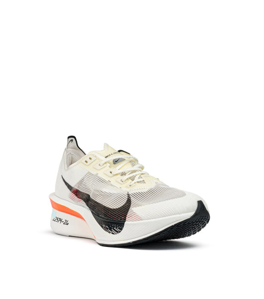 vapor fly 4 white x orange running ( men )