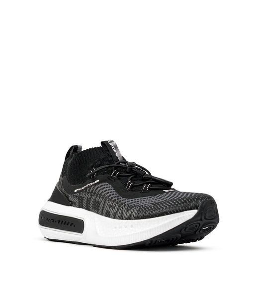 underarmour running black x white phantom 4 ( men )