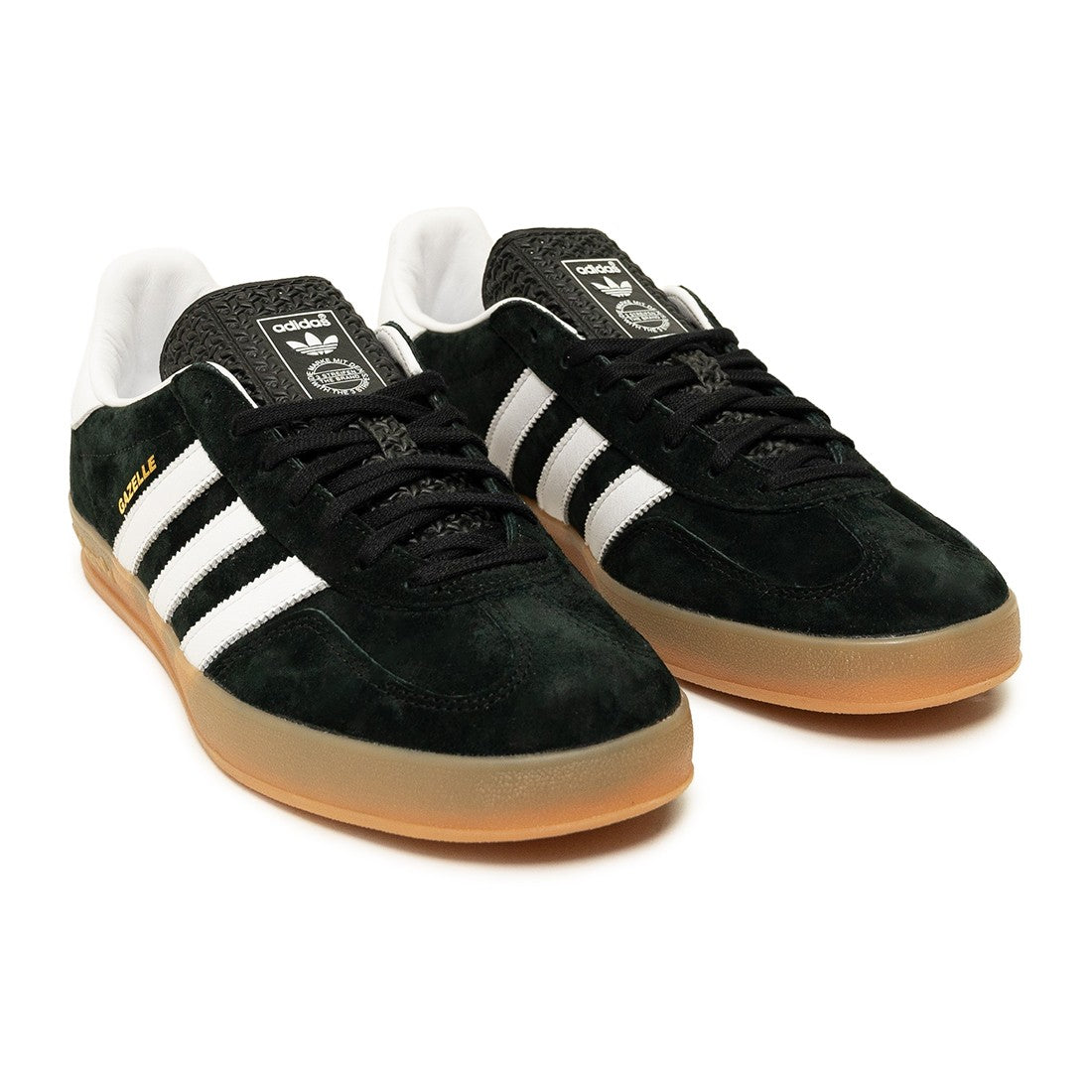 gazelle black x white sneakers (men)