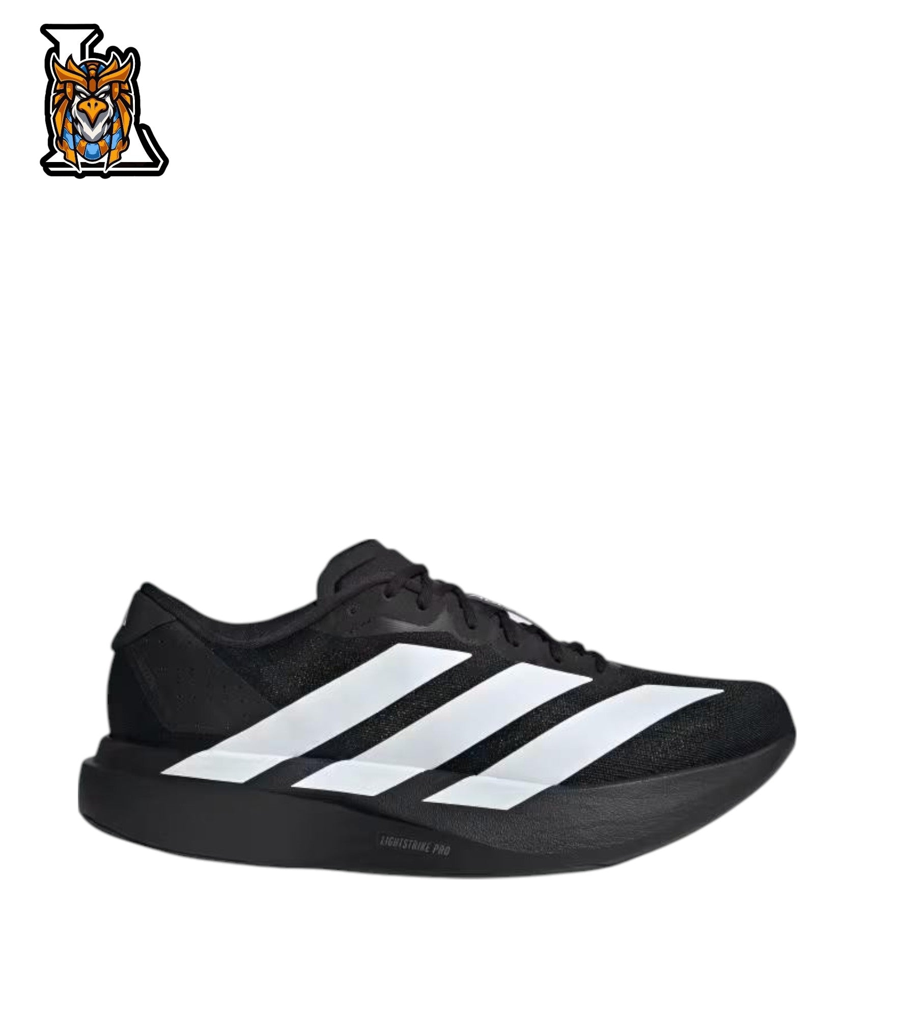 Adzero evo black x white running (men)