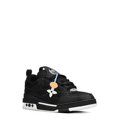 skate  full black sneakers (men)