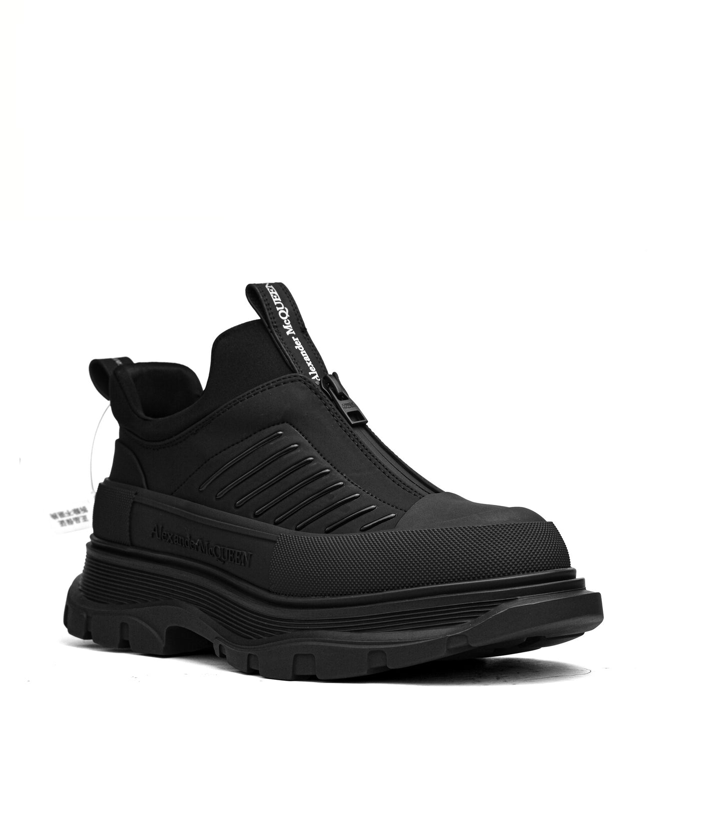 sneakers full black zip - up (men)