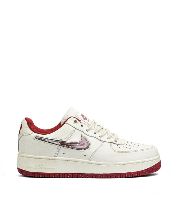 force white x red valentine sneakers (woman)