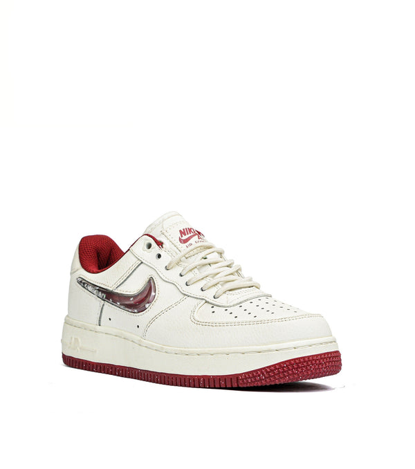 force white x red valentine sneakers (woman)