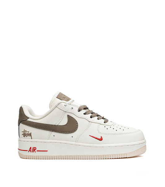 force white x light brown sneakers (woman)