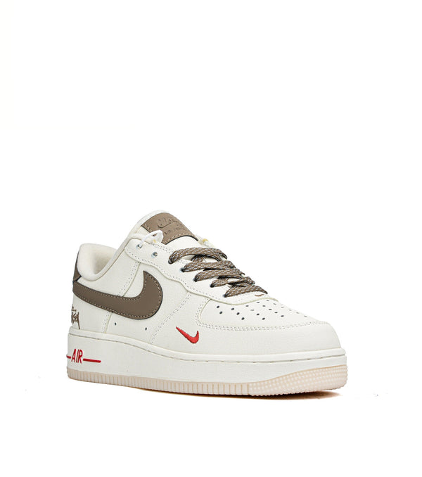 force white x light brown sneakers (woman)