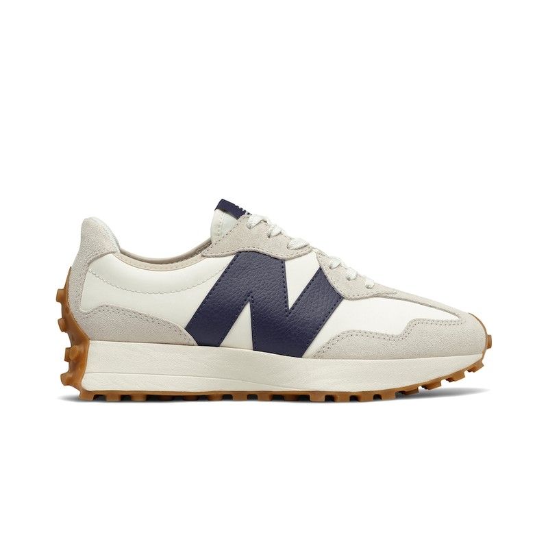 nb 327 beige x navy sneakers (woman)