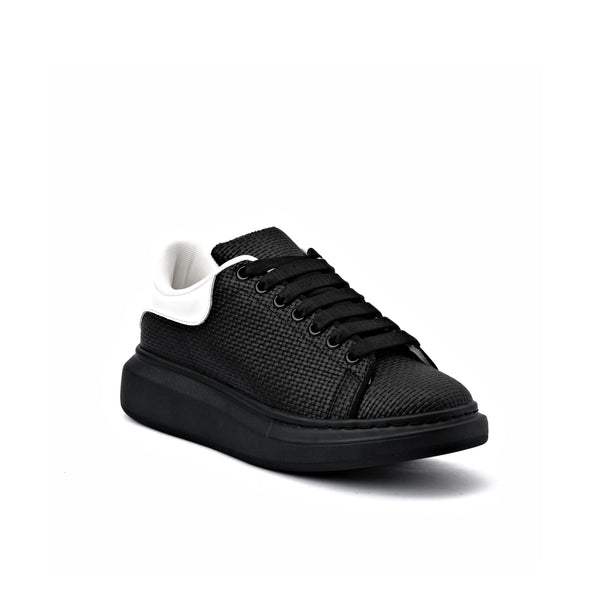 ALEX McQueen Oversized BLACK BRAIDED WHITE (men)