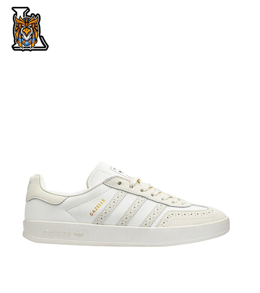 gazelle white leather sneakers (men)