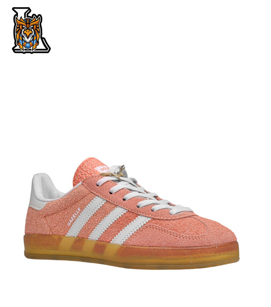gazelle orange x white sneakers (woman)
