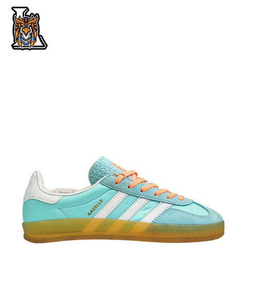 gazelle baby blue x white sneakers (woman)