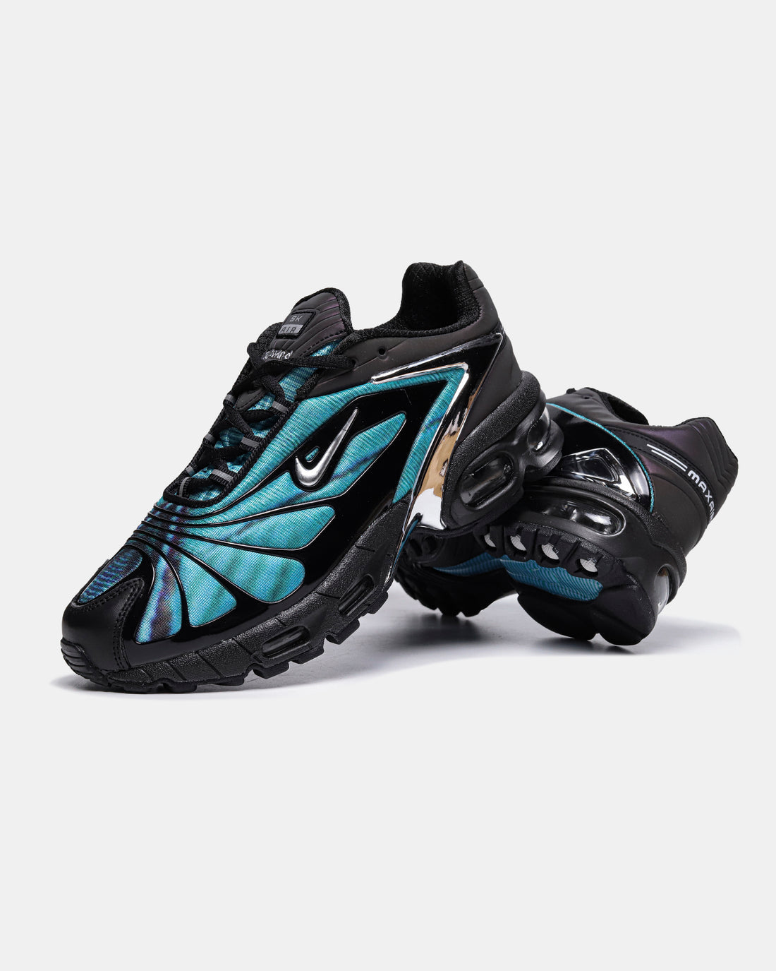 sk black x blue sneakers (woman)