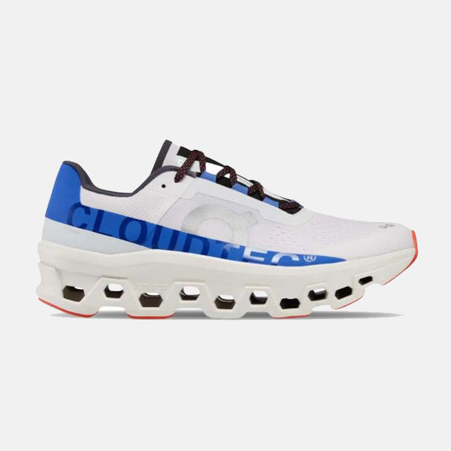 cloud monster white x blue running (men)