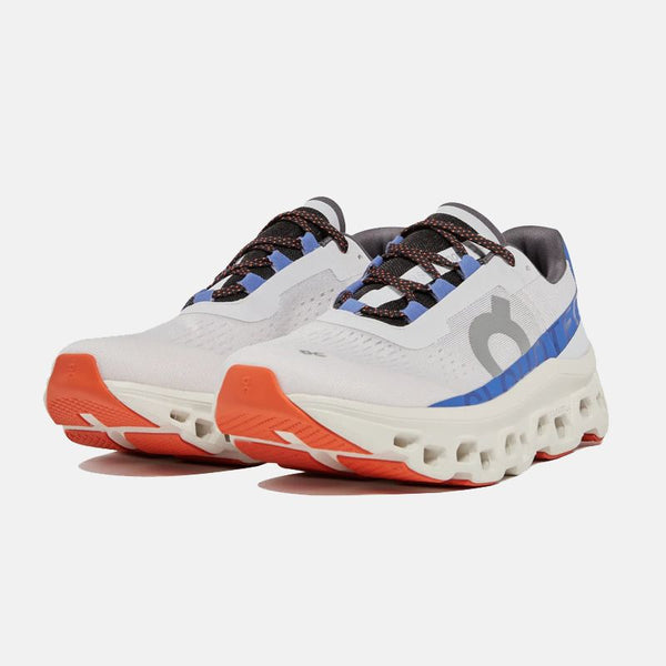 cloud monster white x blue running (men)