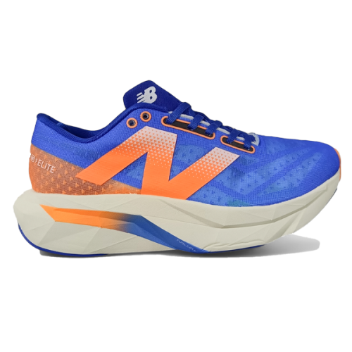 nb v4 elite blue x white running (men)