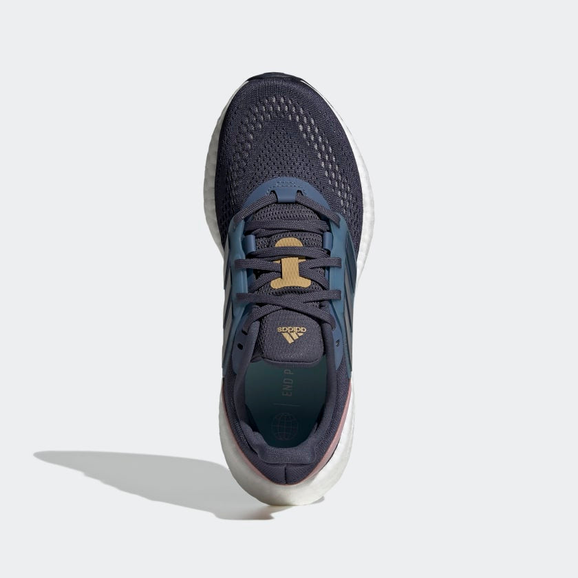 pure boost black running (woman)
